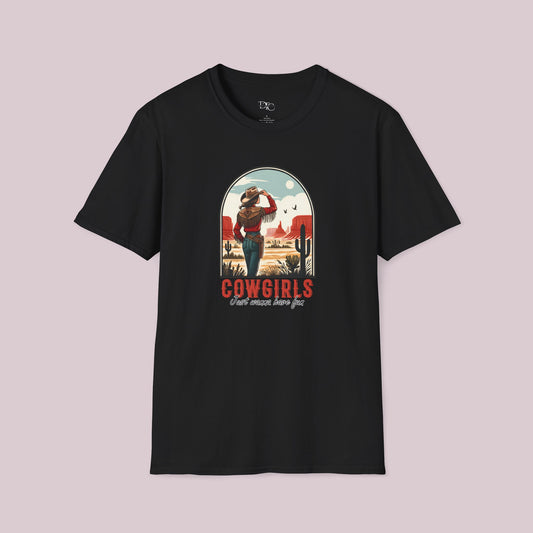 "Cowgirls Just Wanna Have Fun" Graphic T-shirt