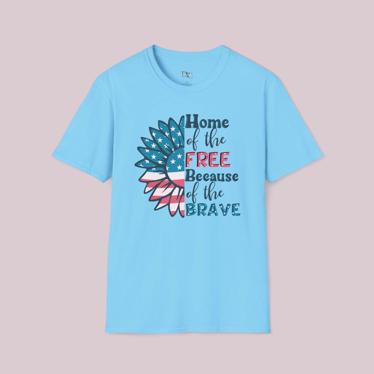 American Sunflower Retro Graphic T-Shirt