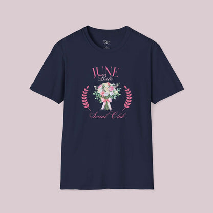 June Birth Month Social Club Graphic T-Shirt