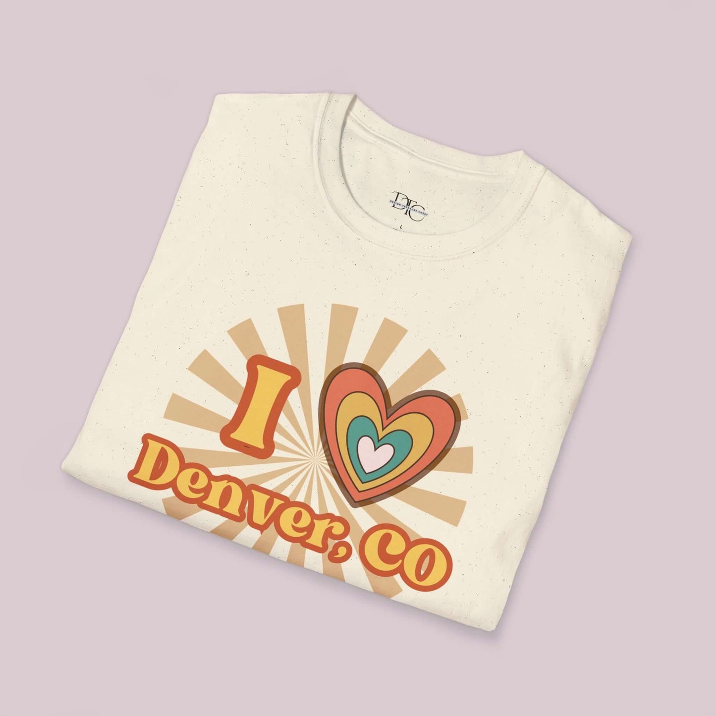 "I Heart Denver, CO" Retro T-Shirt