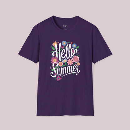 "Hello Summer" Graphic T-Shirt