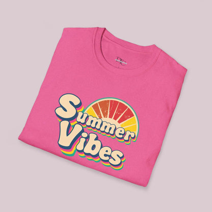 "Summer Vibes" Retro Graphic T-Shirt