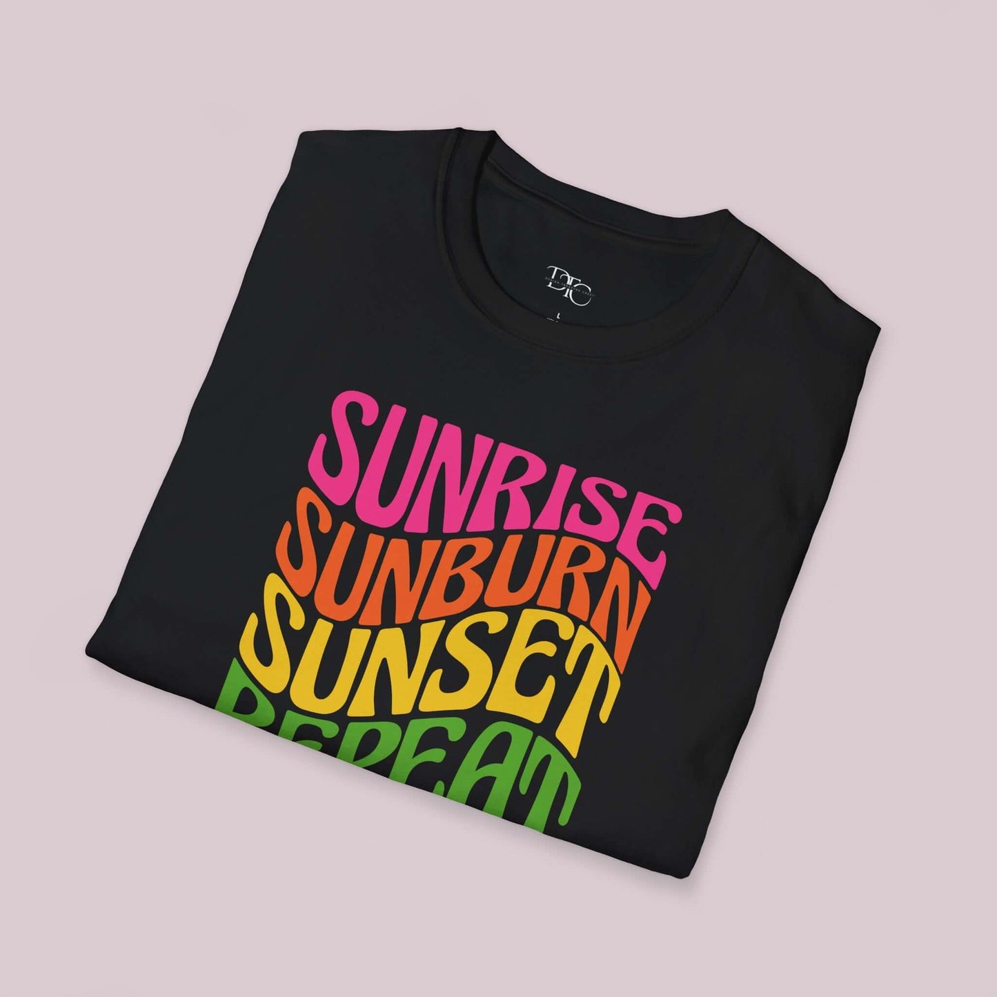 "Sunrise Sunburn Sunset Repeat" T-Shirt