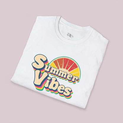 "Summer Vibes" Retro Graphic T-Shirt