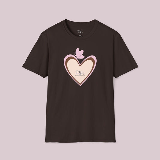 Boho Heart Graphic T-Shirt | Promotional Tee