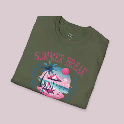 "Summer Break Social Club" Graphic T-Shirt