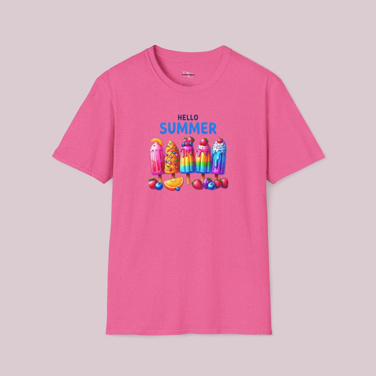 "Hello Summer" Popsicle Graphic T-Shirt