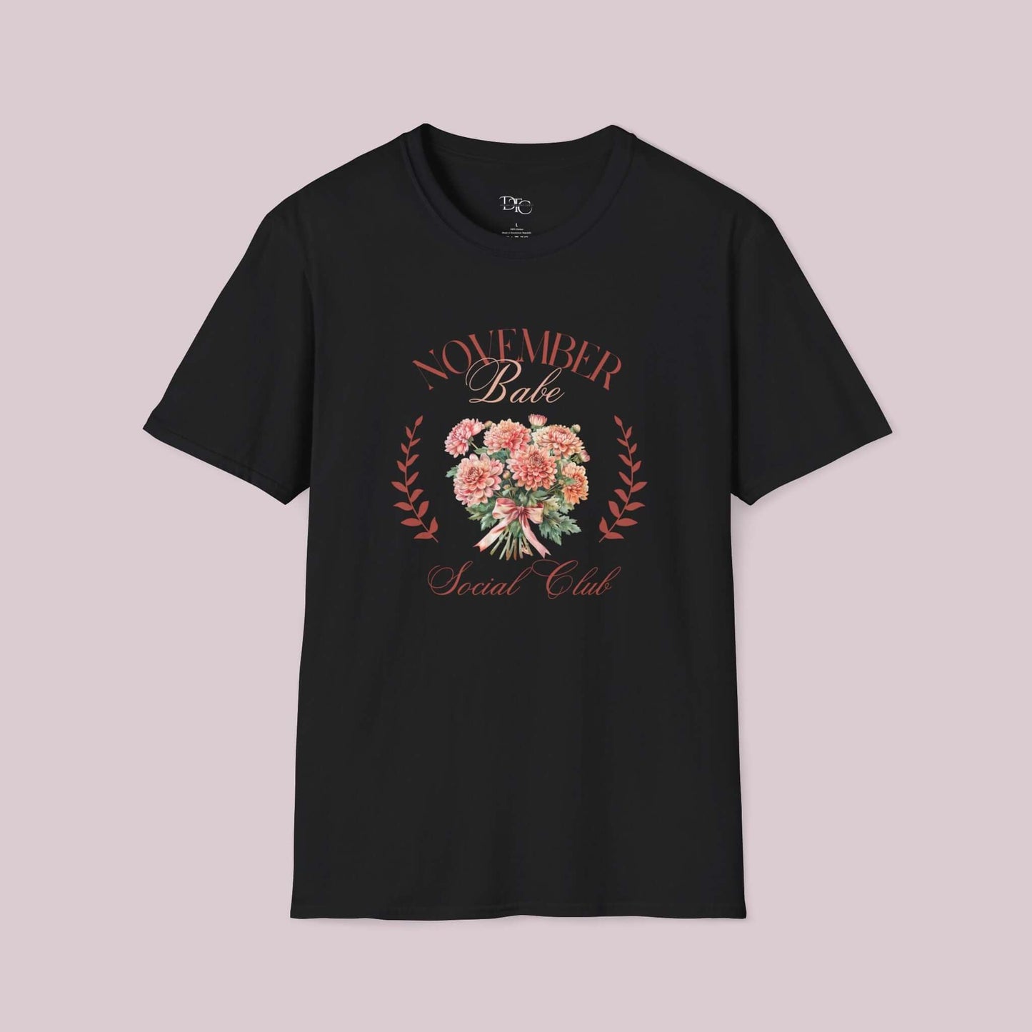 November Birth Month Social Club Graphic T-Shirt