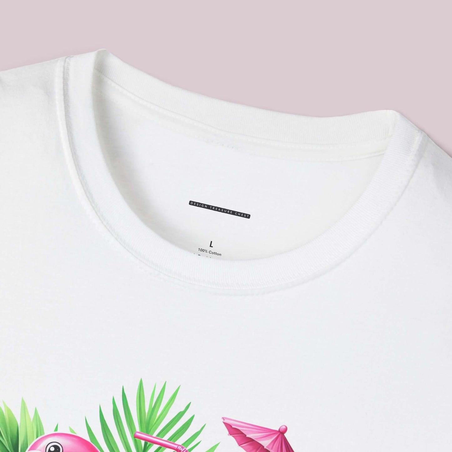 "Pool Life" Flamingo Graphic T-Shirt