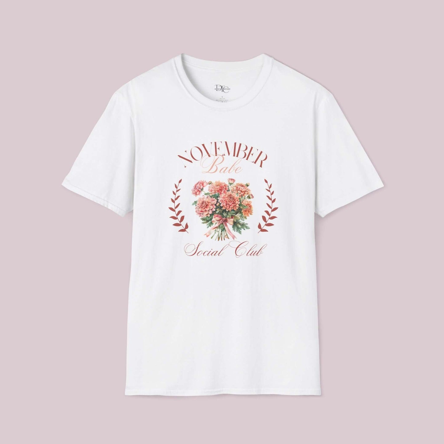 November Birth Month Social Club Graphic T-Shirt