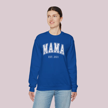 Sudadera Mama personalizada con definición de nombre personalizada en la parte posterior