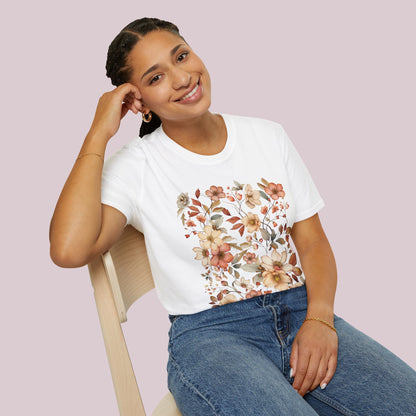 Boho Wildflowers Graphic T-Shirt