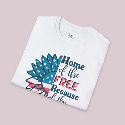 American Sunflower Retro Graphic T-Shirt