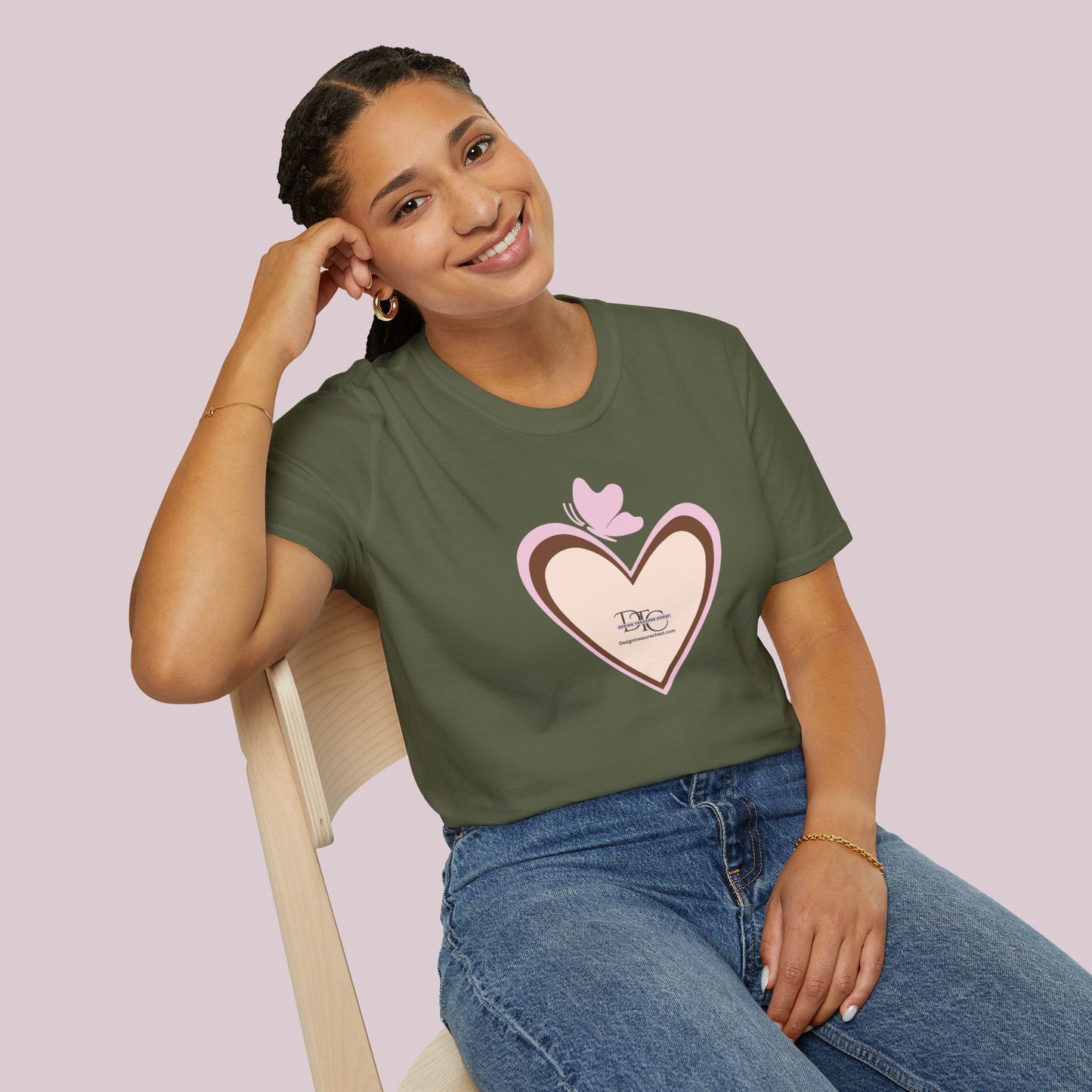 Boho Heart Graphic T-Shirt | Promotional Tee