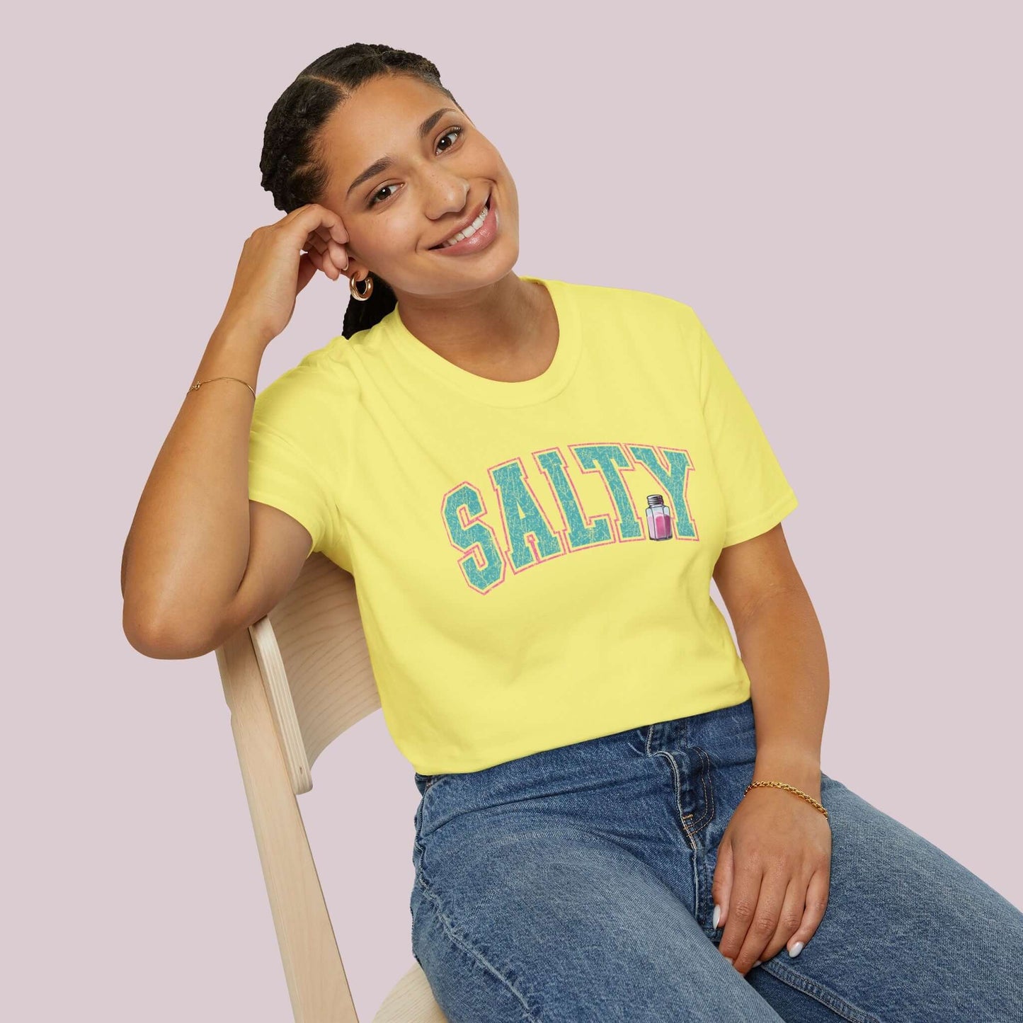 "Salty" Varsity Graphic T-shirt