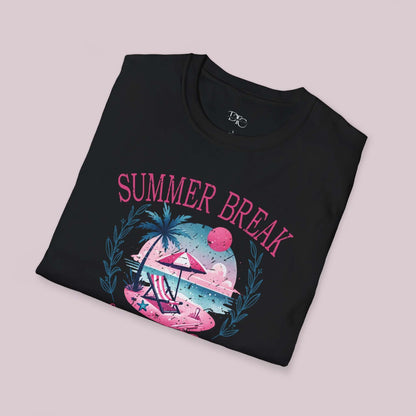 "Summer Break Social Club" Graphic T-Shirt