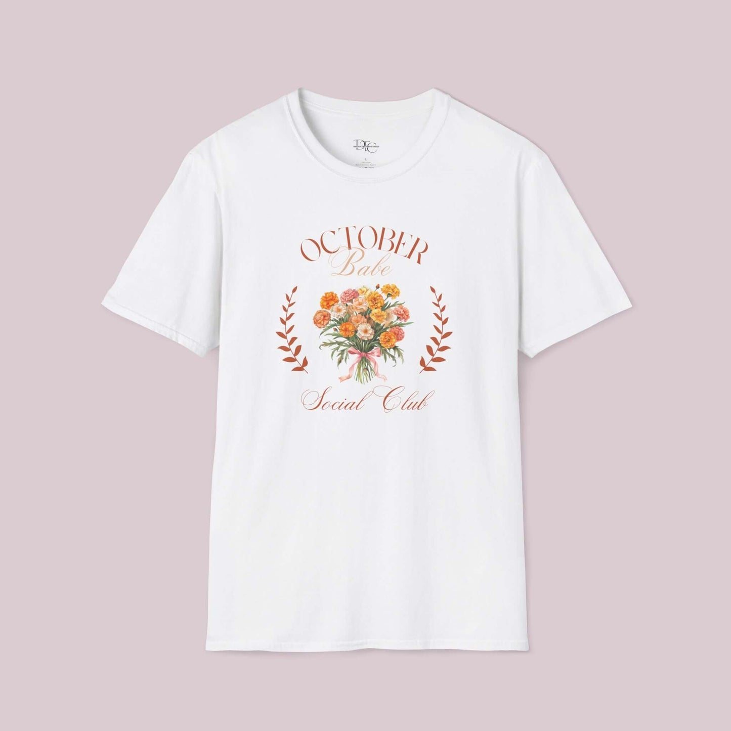 October Birth Month Social Club Graphic T-Shirt