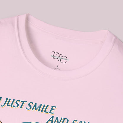 "I Just Smile And Say God Bless" Graphic T-shirt