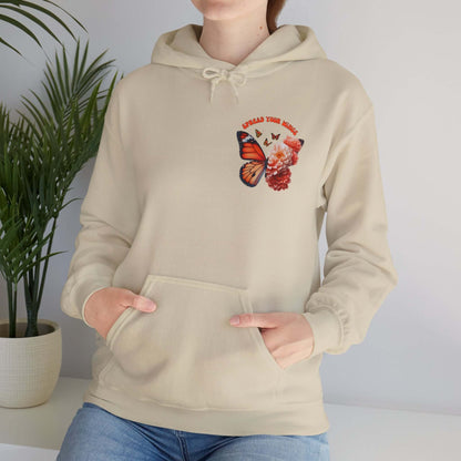 "Spread Your Wings" Butterfly Pullover Hoodie