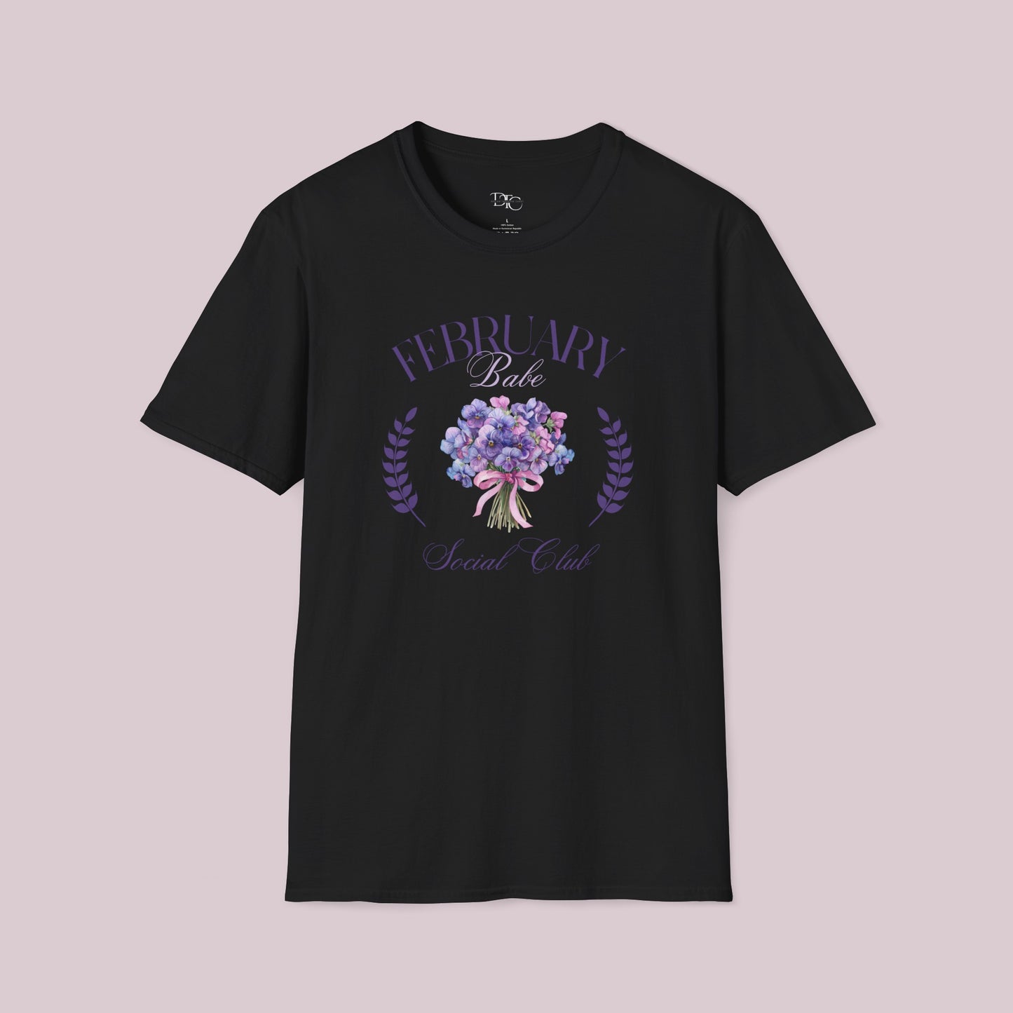 February Birth Month Social Club Graphic T-Shirt