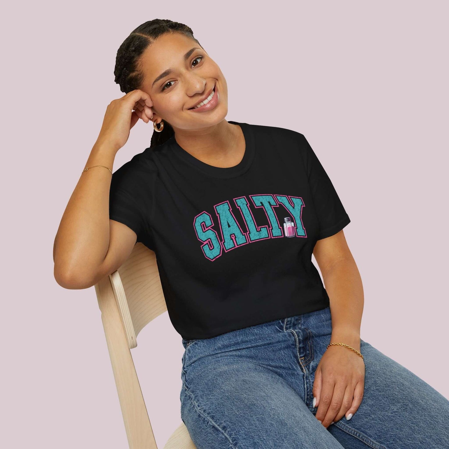 "Salty" Varsity Graphic T-shirt