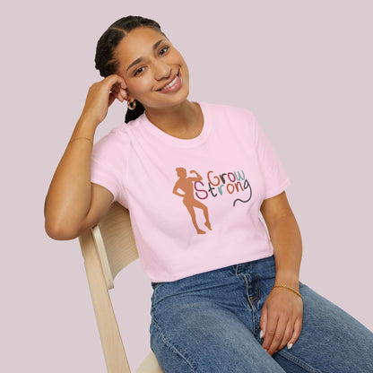 "Grow Strong" Women Graphic T-Shirt