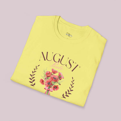 August Birth Month Social Club Graphic T-Shirt