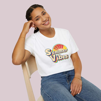 "Summer Vibes" Retro Graphic T-Shirt