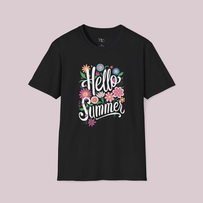 "Hello Summer" Graphic T-Shirt