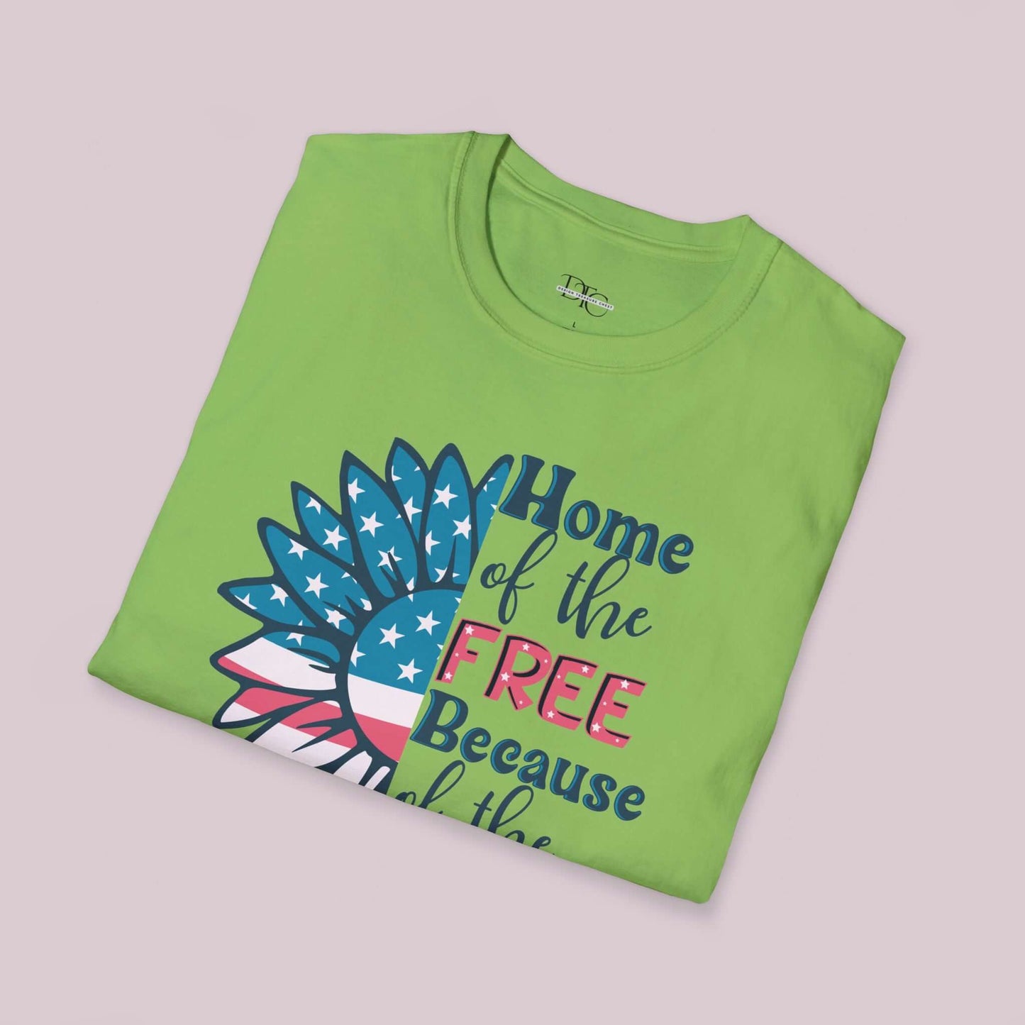 American Sunflower Retro Graphic T-Shirt