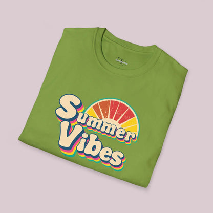 "Summer Vibes" Retro Graphic T-Shirt