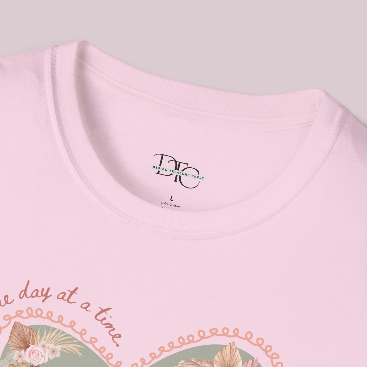 Boho Dragonfly "One day at a time" Graphic T-Shirt