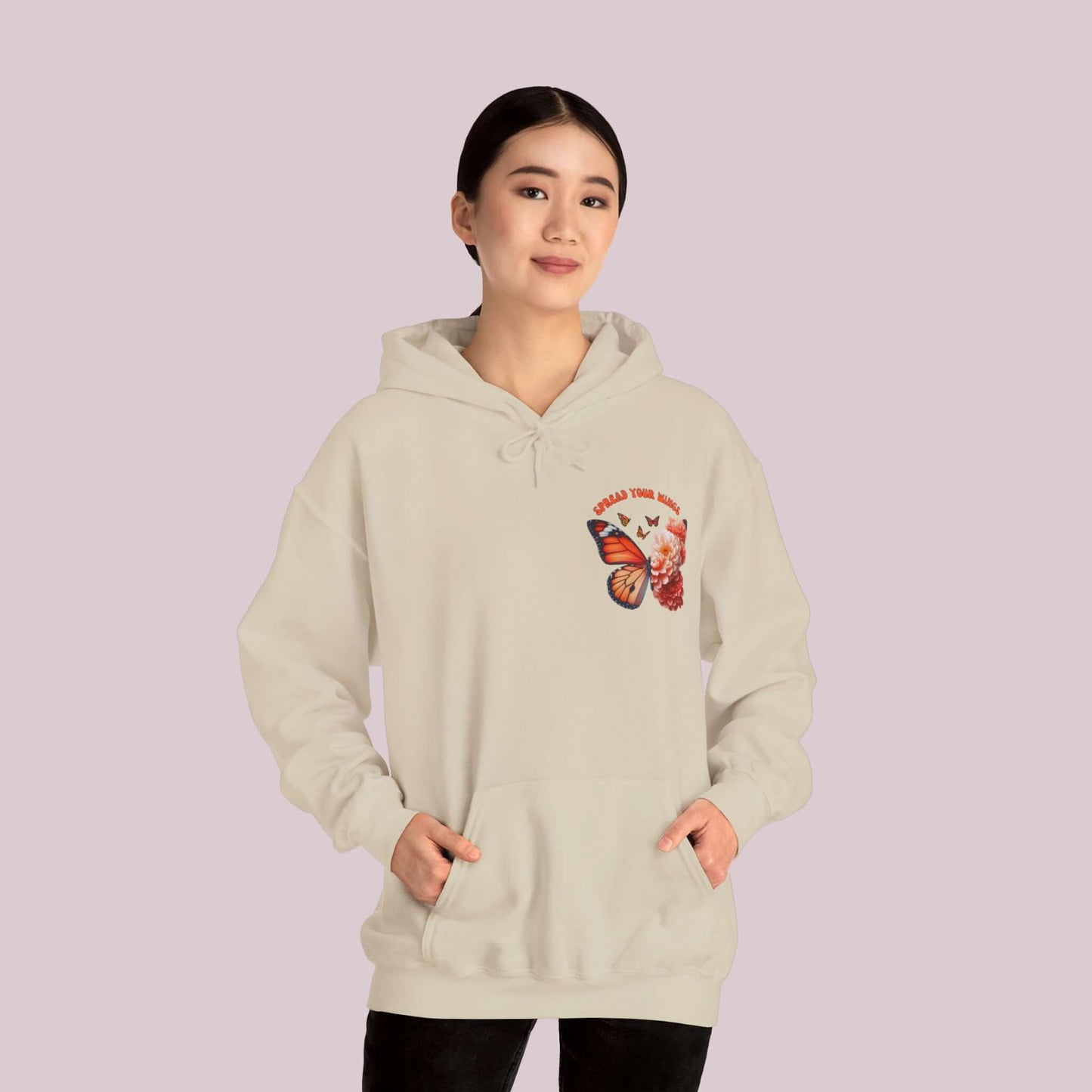 "Spread Your Wings" Butterfly Pullover Hoodie