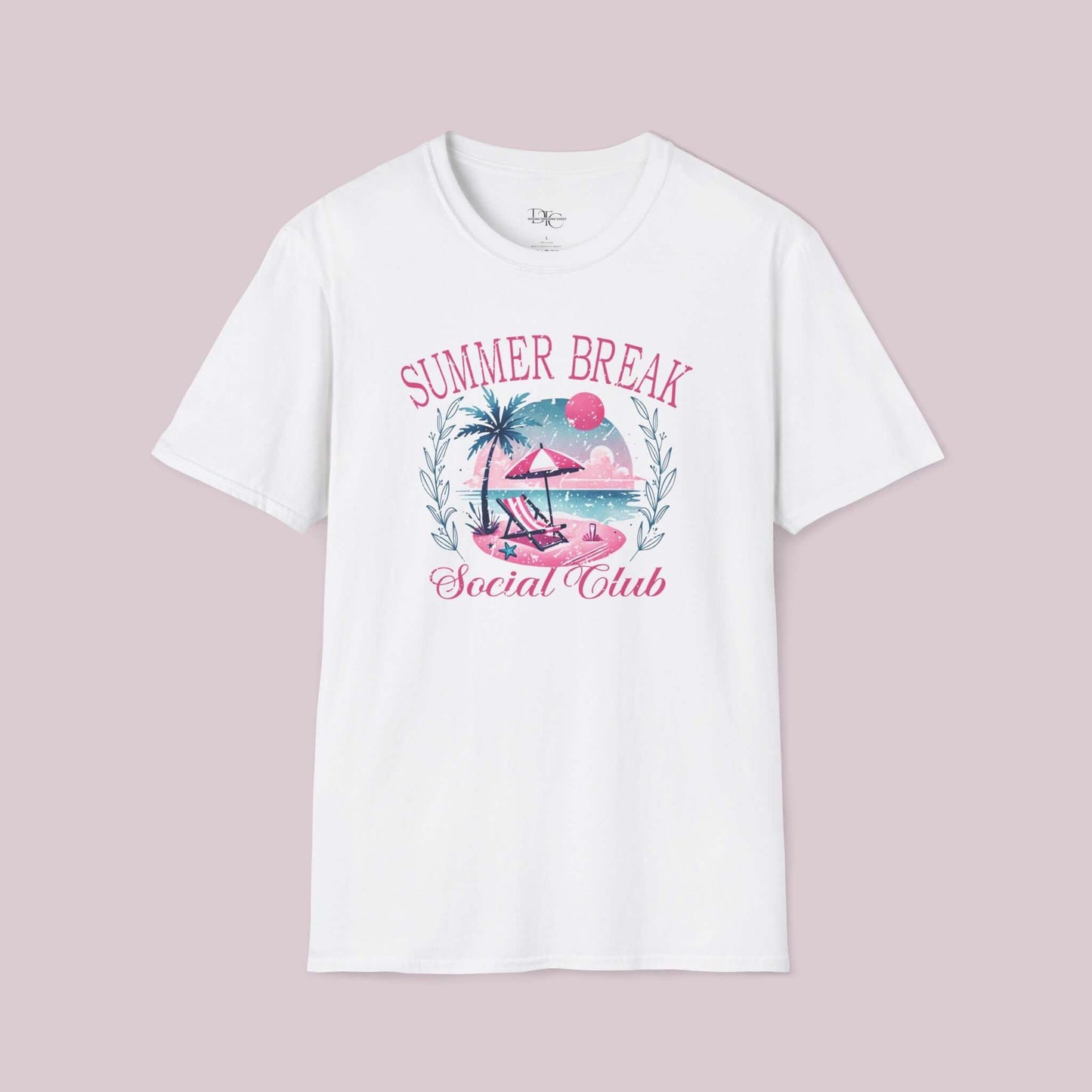 "Summer Break Social Club" Graphic T-Shirt