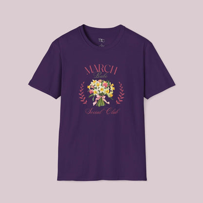 March Birth Month Social Club Graphic T-Shirt