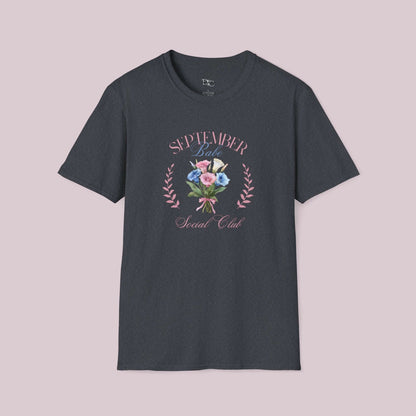 Birth Month Social Club Graphic T-Shirt - September