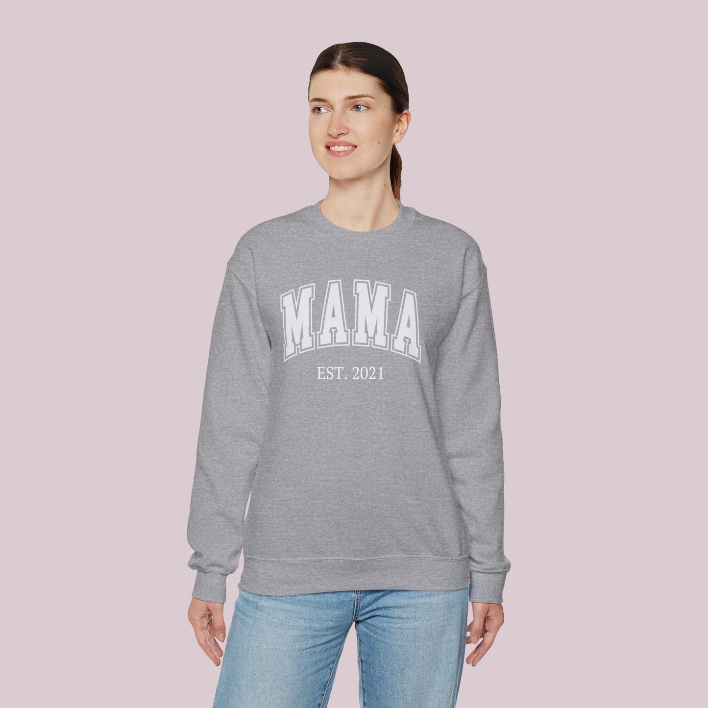 Sudadera Mama personalizada con definición de nombre personalizada en la parte posterior