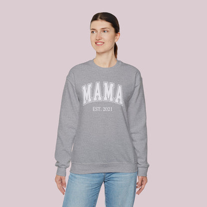 Sudadera Mama personalizada con definición de nombre personalizada en la parte posterior