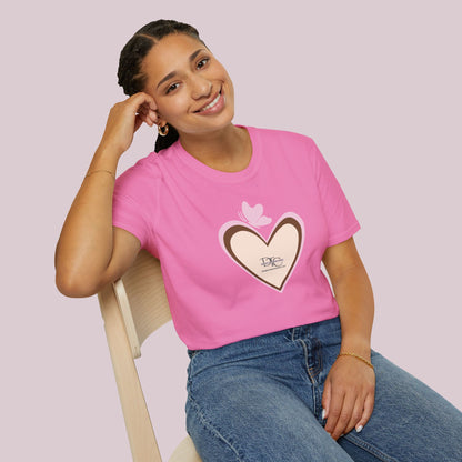 Boho Heart Graphic T-Shirt | Promotional Tee