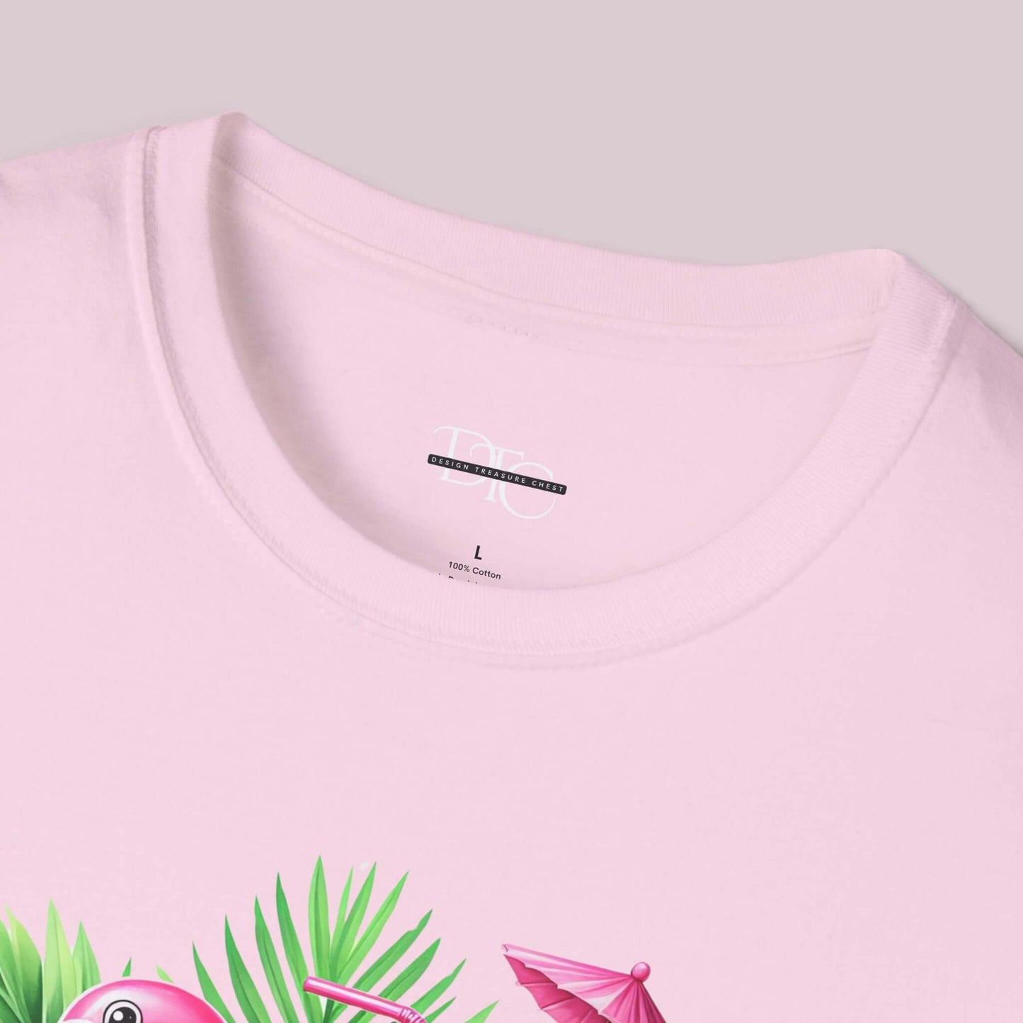 "Pool Life" Flamingo Graphic T-Shirt