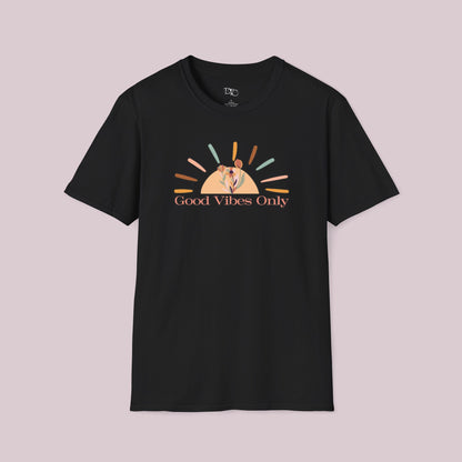 "Good Vibes Only" Inspirational Boho T-Shirt