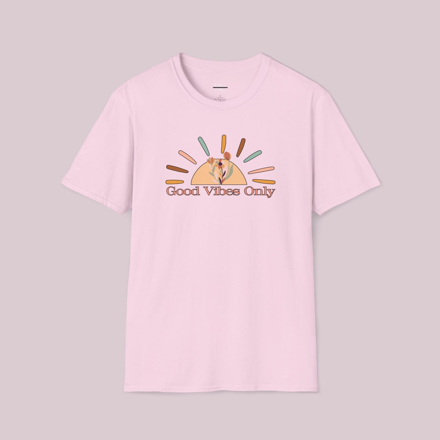 "Good Vibes Only" Inspirational Boho T-Shirt