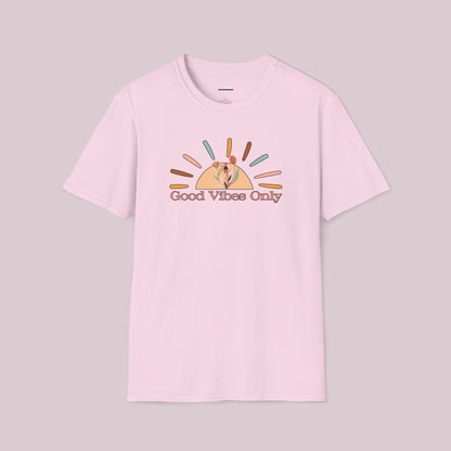 "Good Vibes Only" Inspirational Boho T-Shirt