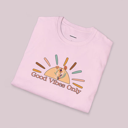 "Good Vibes Only" Inspirational Boho T-Shirt