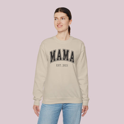 Sudadera Mama personalizada con definición de nombre personalizada en la parte posterior