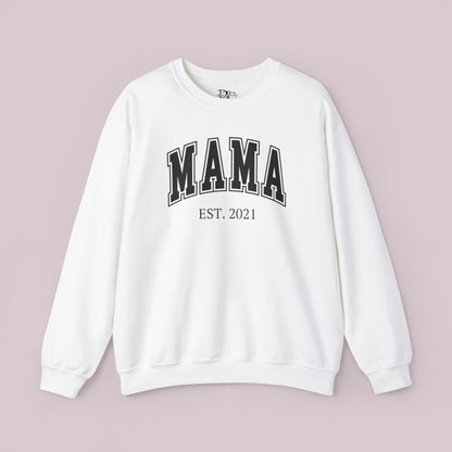 Sudadera Mama personalizada con definición de nombre personalizada en la parte posterior