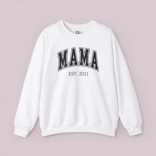 Sudadera Mama personalizada con definición de nombre personalizada en la parte posterior