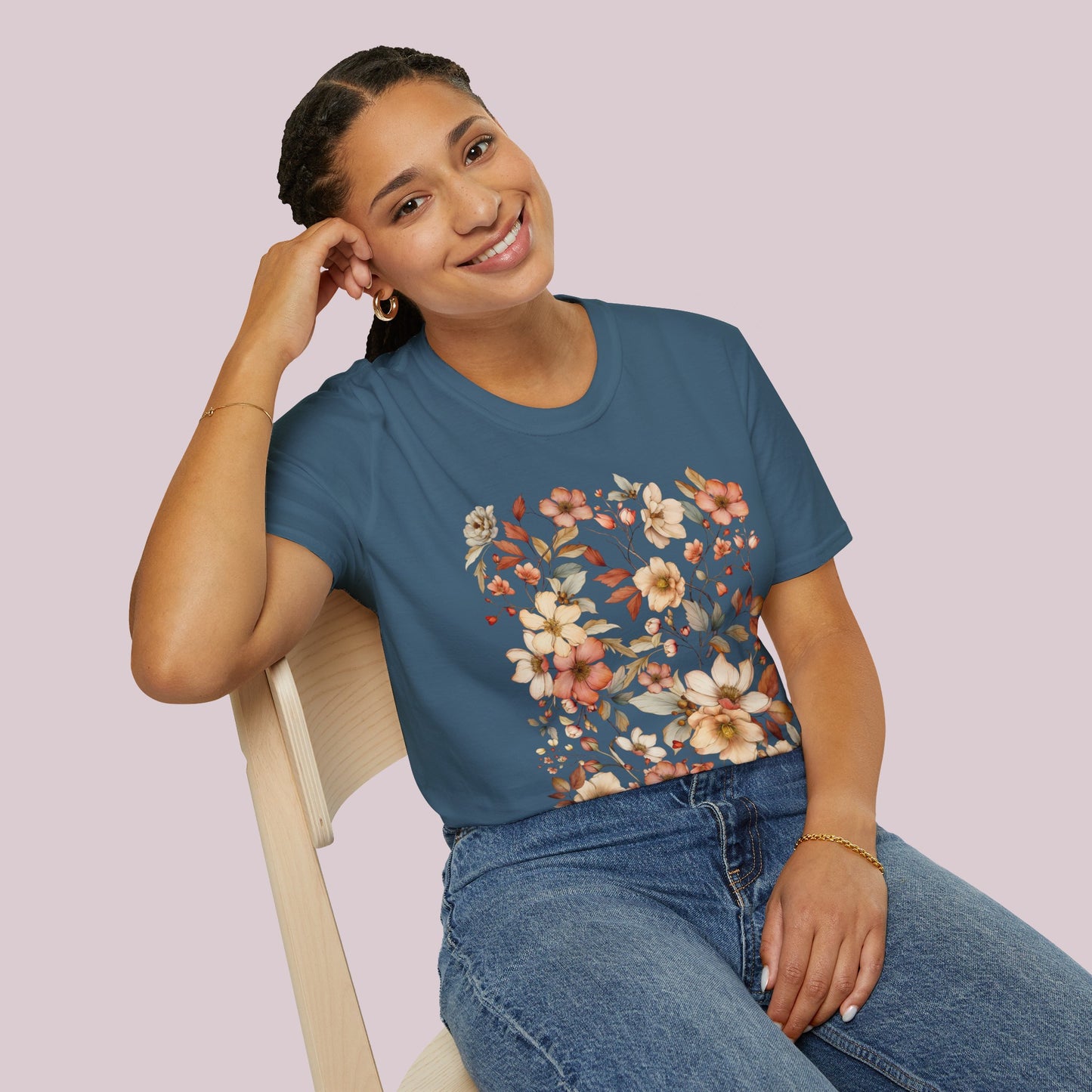 Boho Wildflowers Graphic T-Shirt