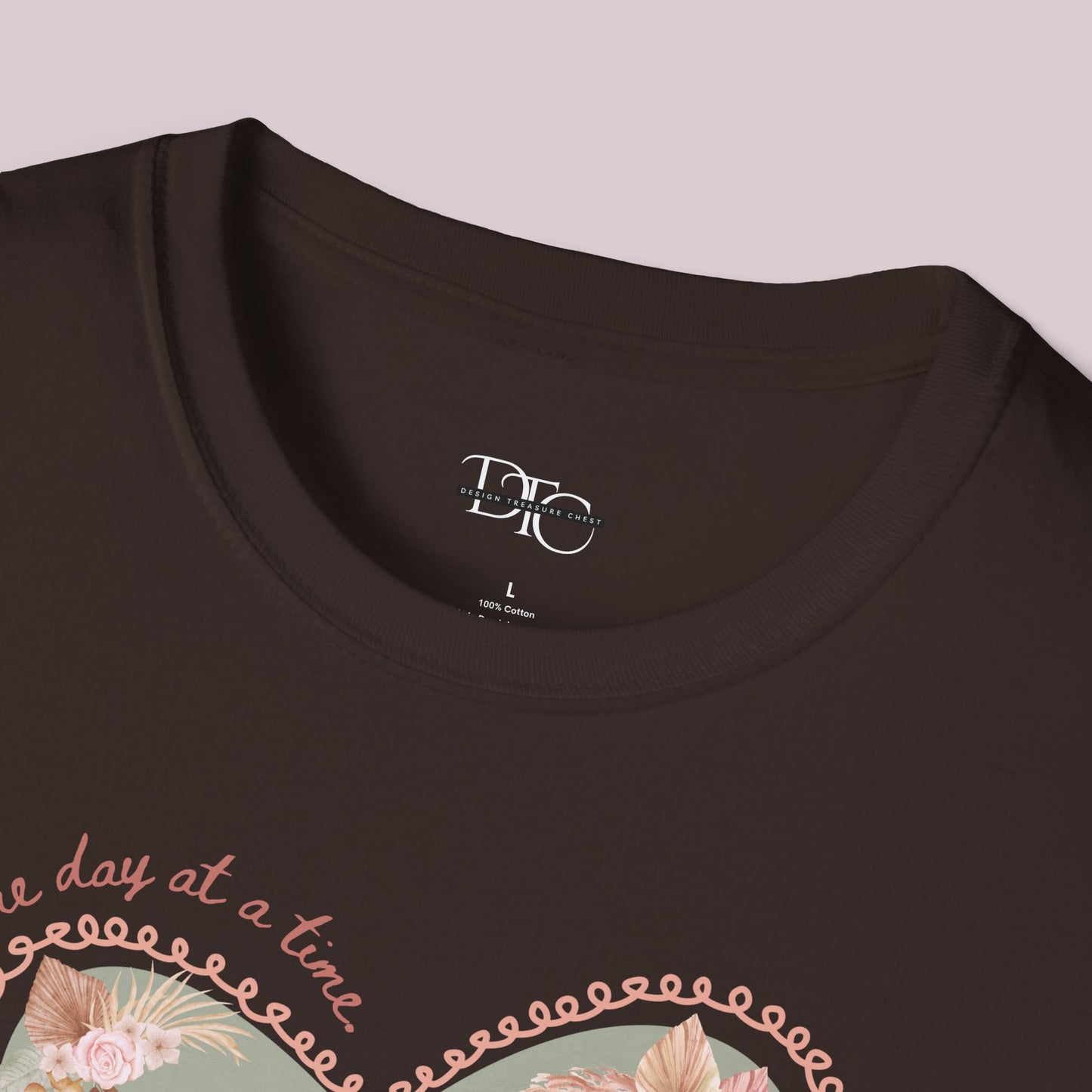 Boho Dragonfly "One day at a time" Graphic T-Shirt