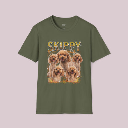 Custom Bootleg Pet Photos T-Shirt